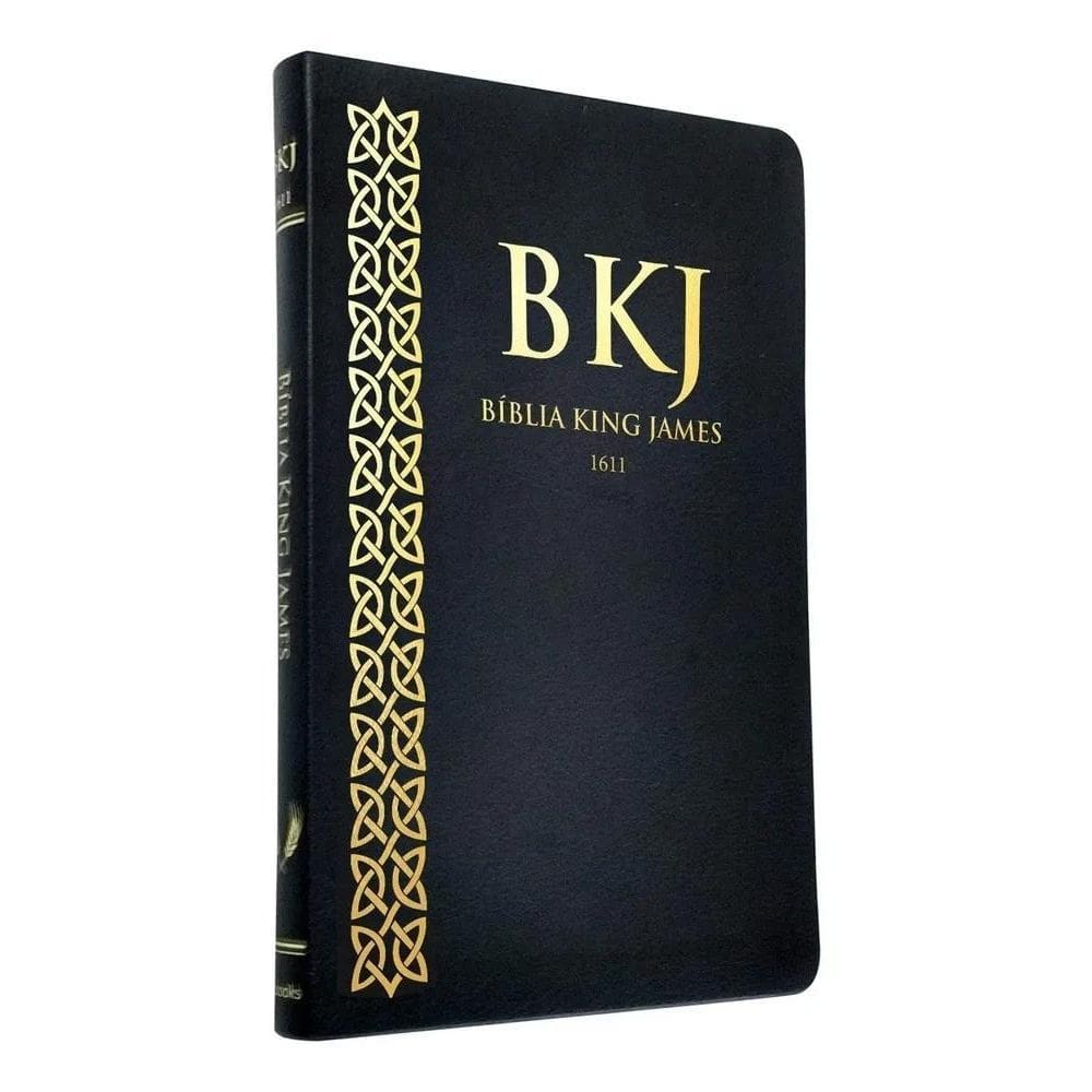 Bíblia Slim King James Fiel 1611 Ultra Fina Slim Preta
