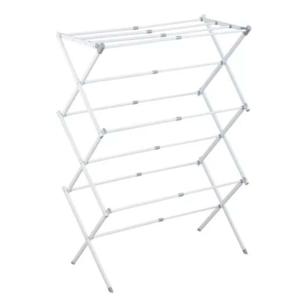 Varal Vertical Retrátil De Chão - Compacto E Prático