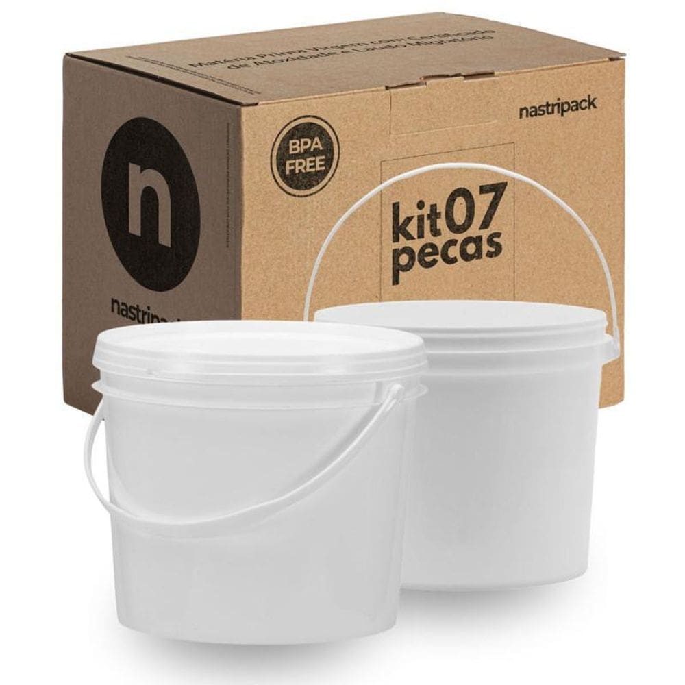 Balde Liso 1.8 Litros 7 Pçs