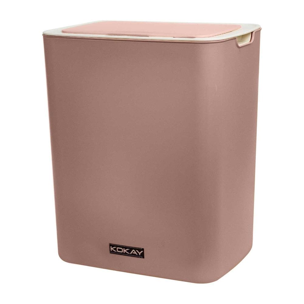 Lixeira Sensor Auto. Banheiro Cozinha Lixo Inteligente Rosa