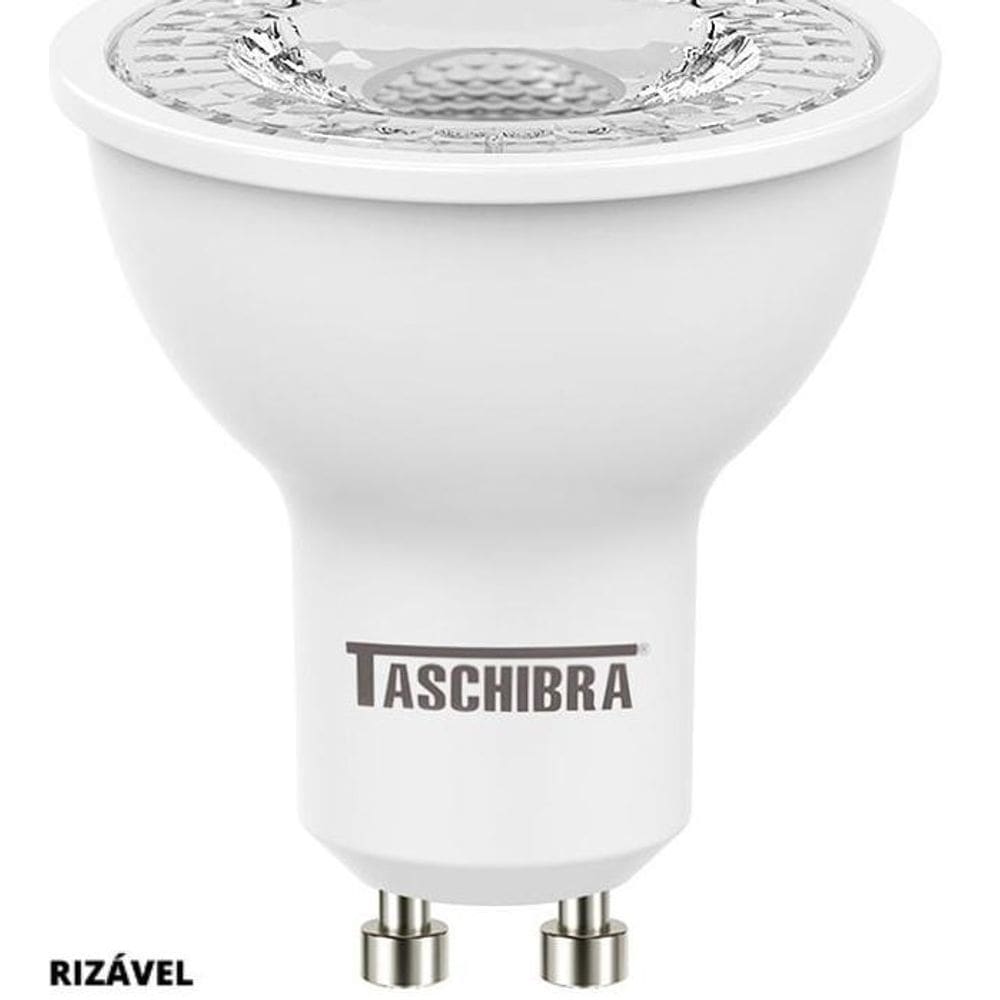 Lâmpada Led Dicroica Mr16 6W Dimerizável Taschibra 4000K