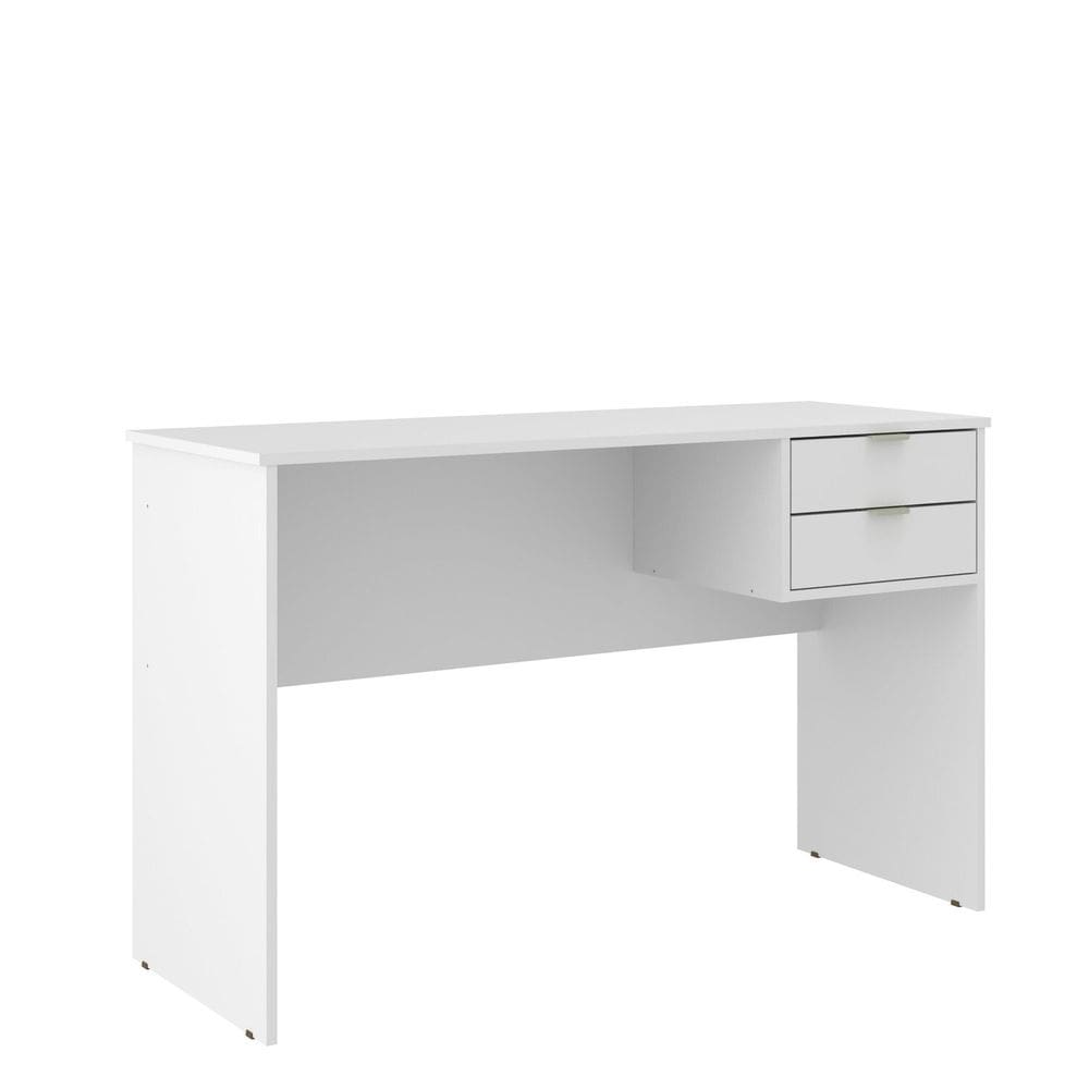 Penteadeira 2 Gavetas sem Espelho Turim Branco