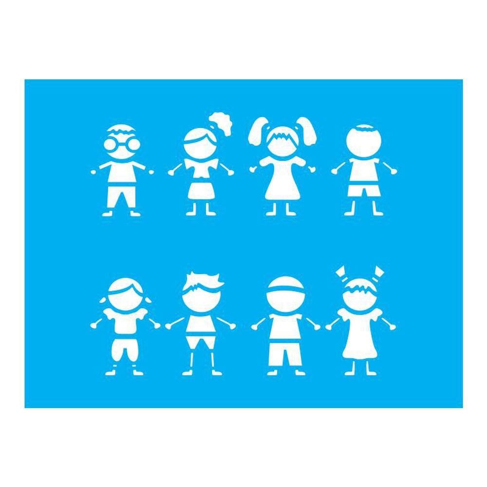 Stencil Tamako Crianças - 15X20Cm - Ref A3206