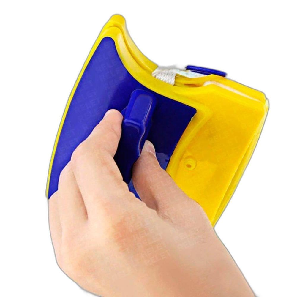 Limpador De Vidro Janela Magnetico Aquario + Feltro Reserva