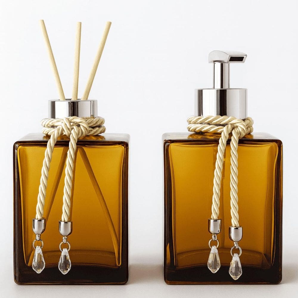 Kit Banheiro Aromatizador De Ambiente Porta Sabonete Líquido