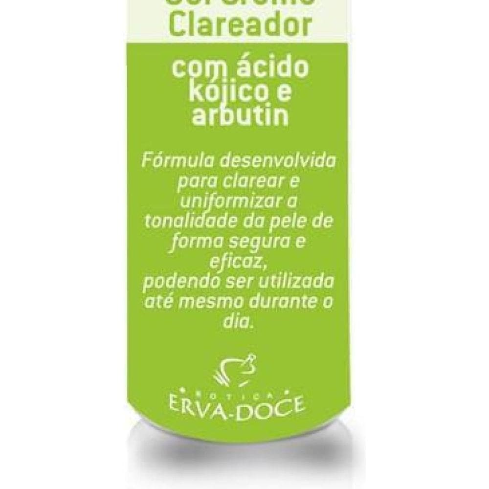 Clareador Facial Com Acido Kojico E Arbutin 30 Gramas