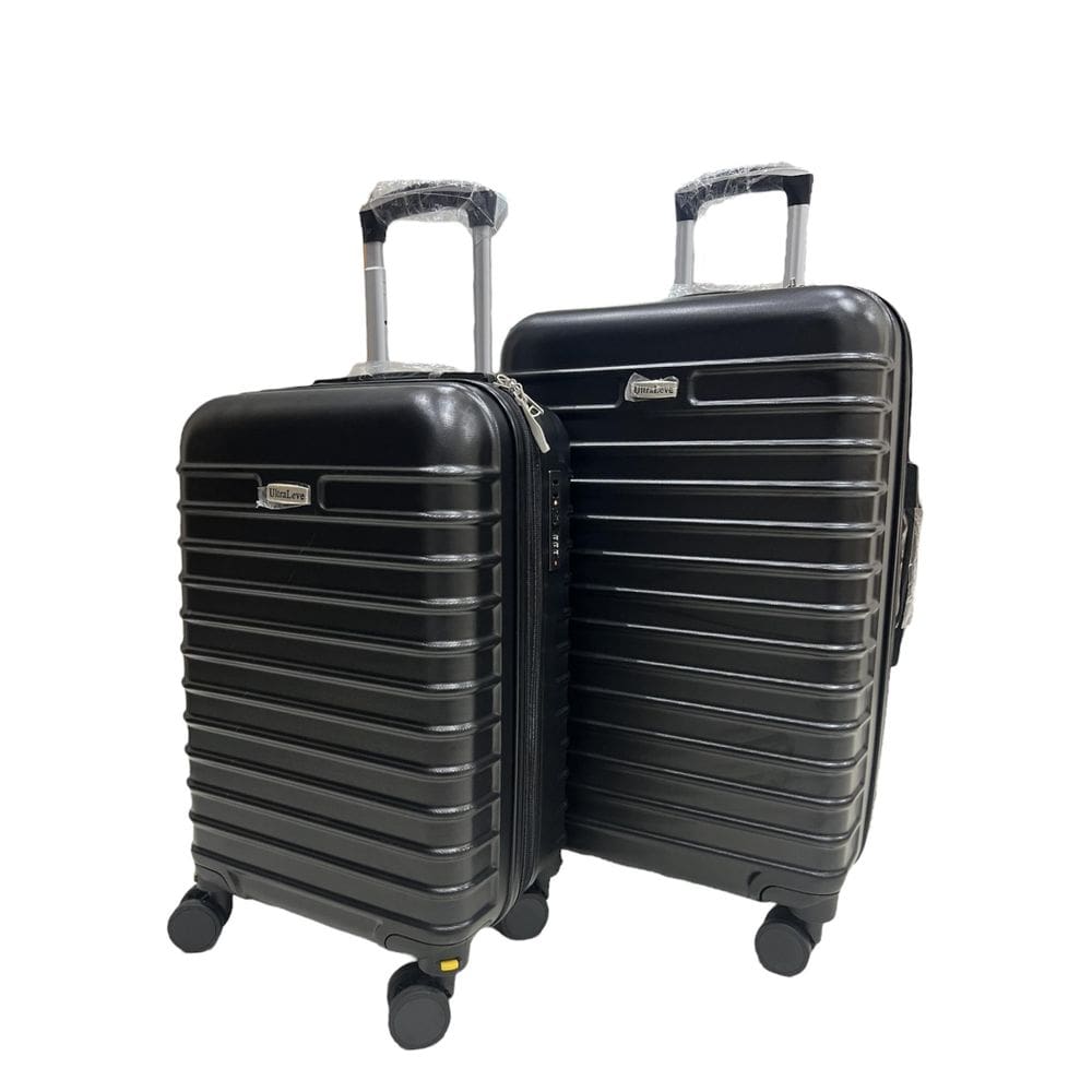 Conjunto Mala 23Kg + Mala 10Kg Expansível Ultra Leve Preta