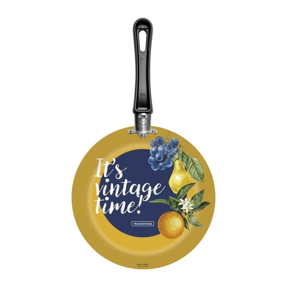 Frigideira Tramontina Em Alumínio Antiaderente Siliconado Estampado 24 Cm 1,2 L Starflon Max Tramontina