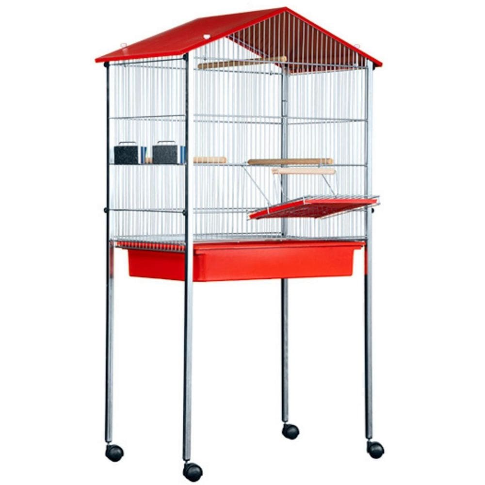 Viveiro Calopsita Periquito Passaros Suiço Duplex Prata