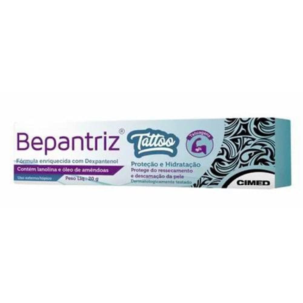 Bepantriz Tatoo Proteção E Hidratação Cimed 20G