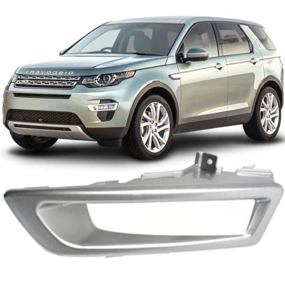 Moldura Cinza Farol Milha Discovery Sport Esquerdo