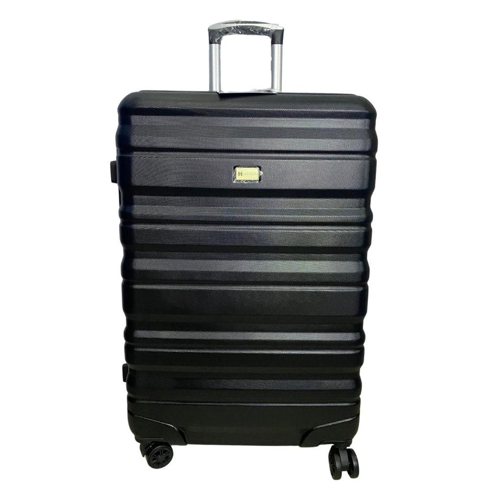 Mala Média Rígida Rodas Duplas 360º Preta 42x25x64cm