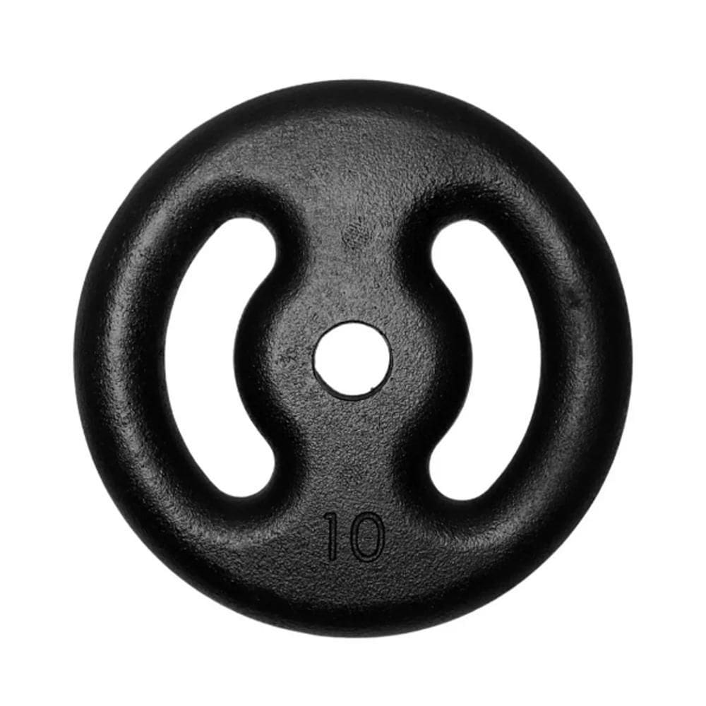 Anilha Fitness Ferro Pintada Academia Musculação Treino 10Kg