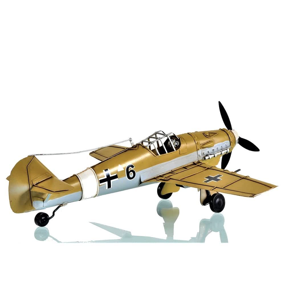 Modelo de avião: artesanato antigo e moderno Messerschmitt BF 109 43cm