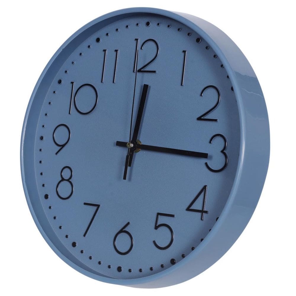 Relógio De Parede Redondo Moderno Para Sala Quarto 30Cm