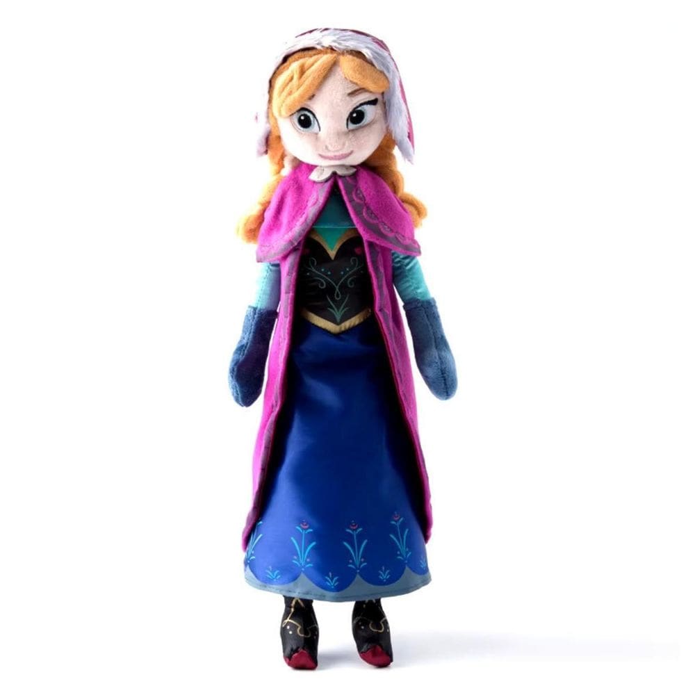 Boneca De Pelúcia Infantil Frozen Anna 40Cm  Disney
