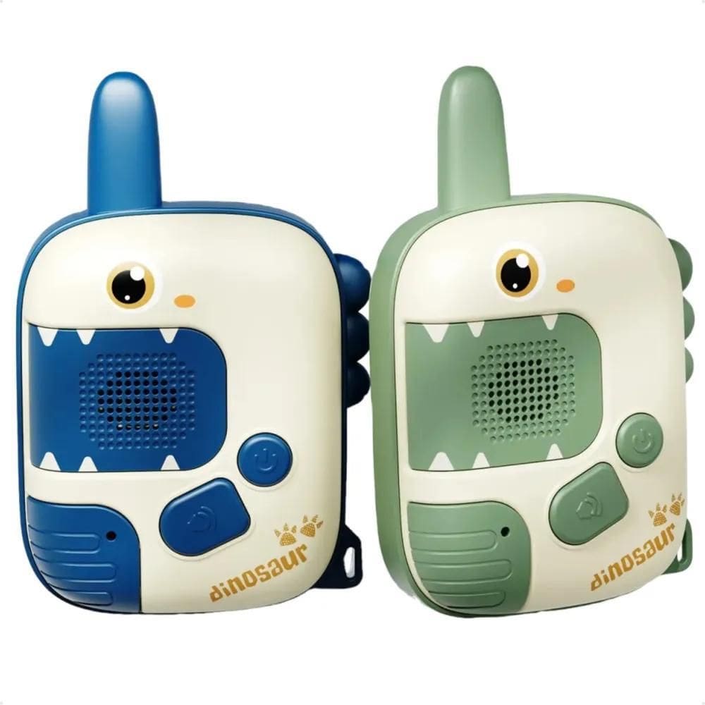 Walkie Talkie Infantil Rádio Comunicador Brinquedo Dinossau