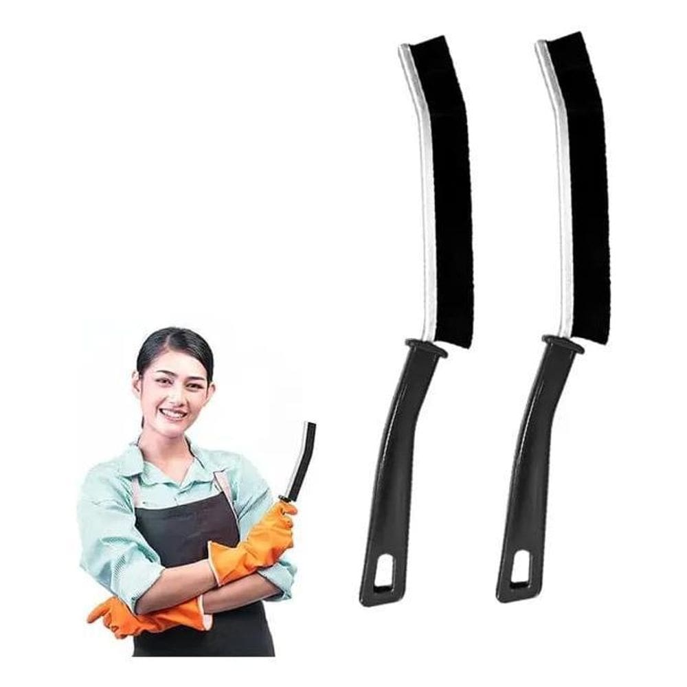 2X 2Pcs Escova Limpeza De Lacunas Canto Fino Banheiro Cozinh
