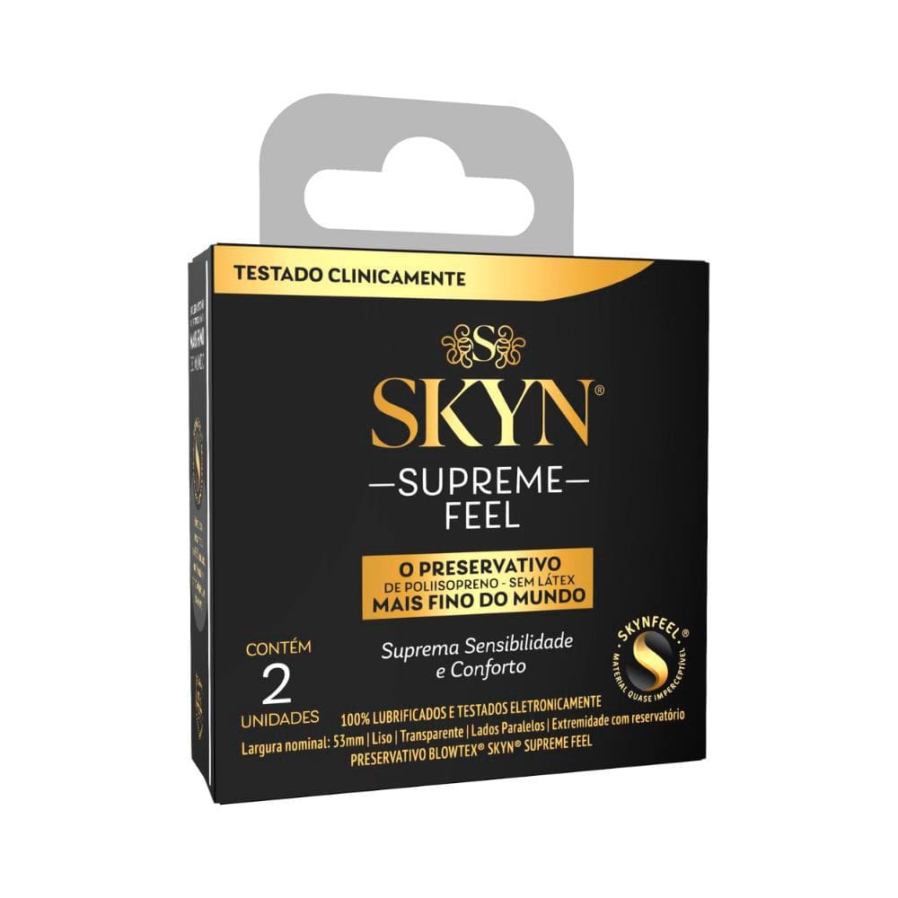 Preservativo Skyn Supreme Feel com 2 Unidades