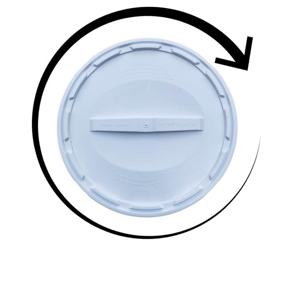 Balde Para Presunto 20L Tampa De Rosquear - Kit 17 Pçs