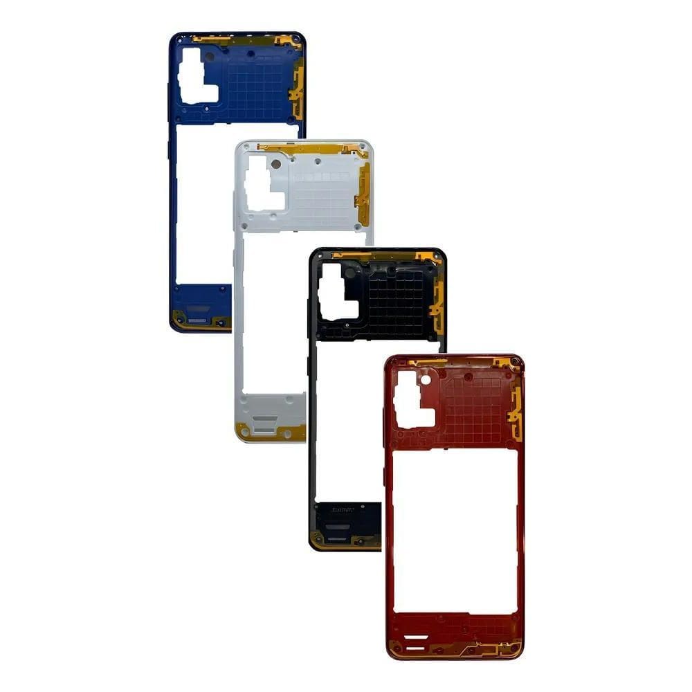 Carcaça Aro Lateral Moldura Botões Compativel A31 Branco