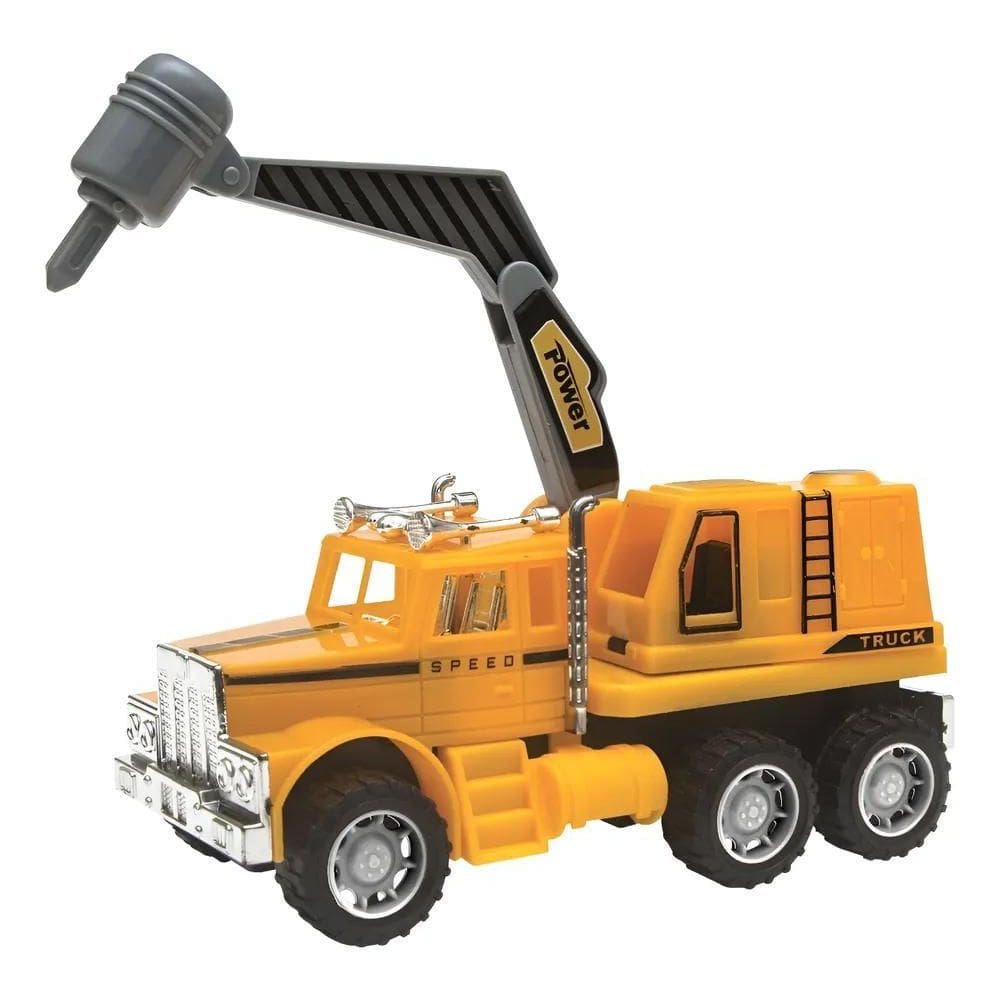 Carrinho Caminhão Fricção Trucks Articulado Pica P Britadeir