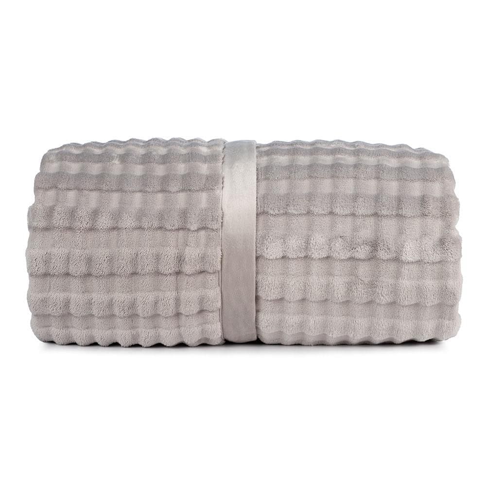 Cobertor Queen Desert  Altenburg Cinza Nuvem