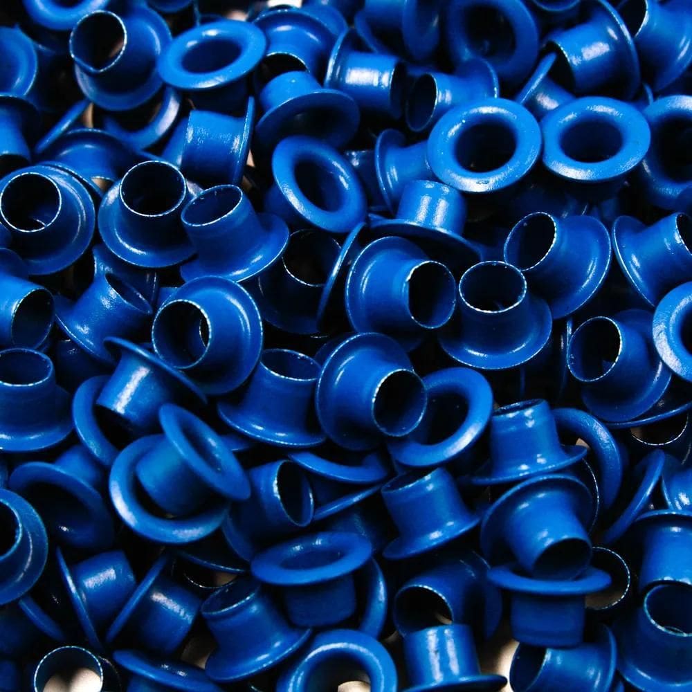 Ilhós 54 Alumínio Baxmann - Pacote Com 1000 Azul Royal