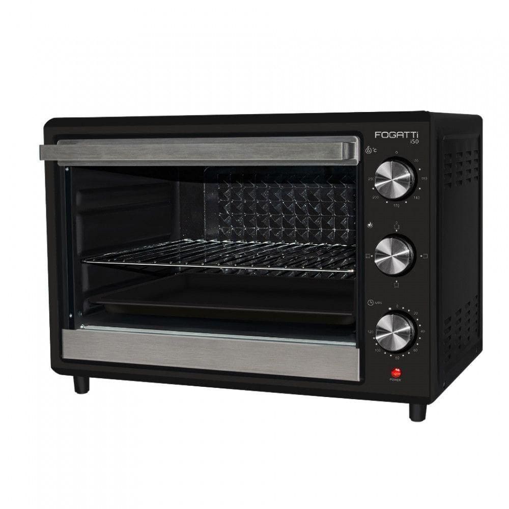 Forno Elétrico De Bancada 50Litros Fogatti Black I50Preto 220V