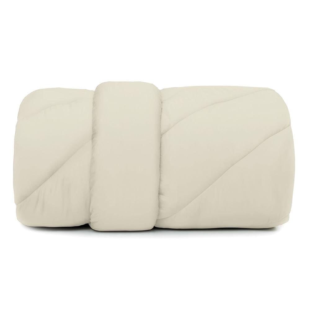 Edredom Queen Altenburg Cetim 300 Fios Bege Delavé