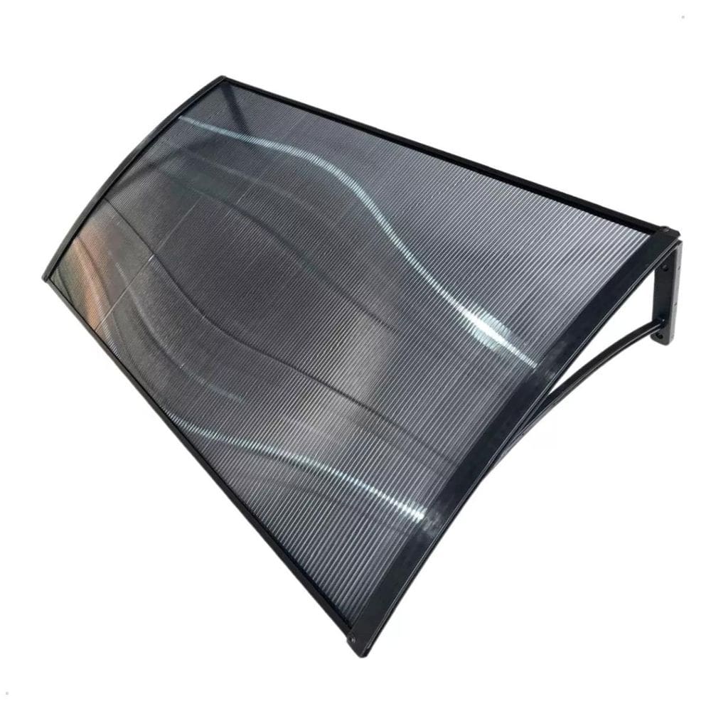 Toldo Policarbonato 1,20 X 50Cm Cobertura Portas E Janelas