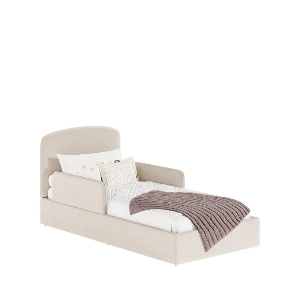 Cama Montessoriana Solteiro Romeo S/ Colchão e Apoio Lateral