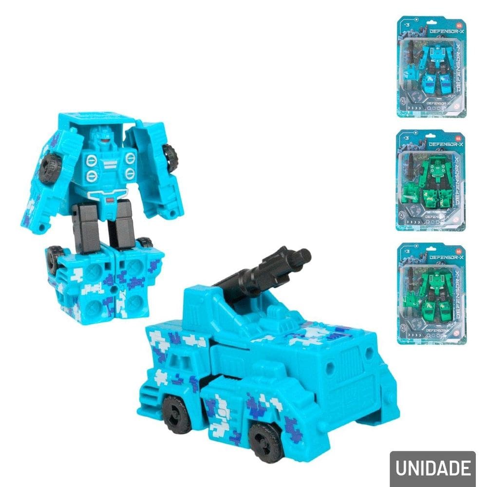 Boneco Robô Transformer 2 EM 1 - Tudo em Caixa