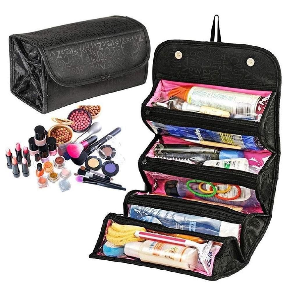 Necessaire De Viagem Maleta Frasqueira Bolsa Rolinho Organizador De Cosméticos Maquiagem Portátil