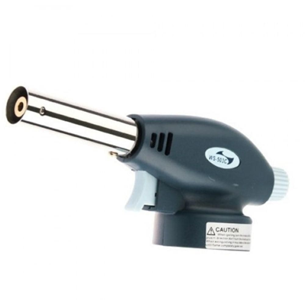 Maçarico Culinário Automático Regulagem Gourmet Recarregável Encaixe Dois Tipos De Refil Reparos Soldagem Laboratório