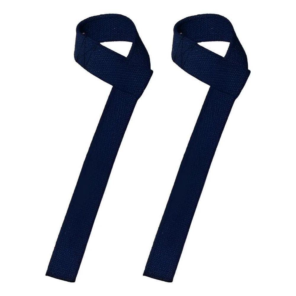 Tala Straps 100% Algodão. P/Musculação Azul-Marinho