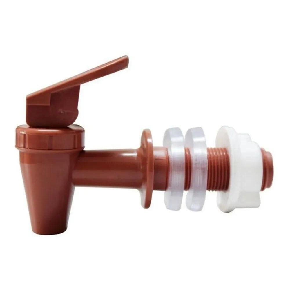 Torneira Marrom Filtro De Barro Bebedouro Purificador Agua