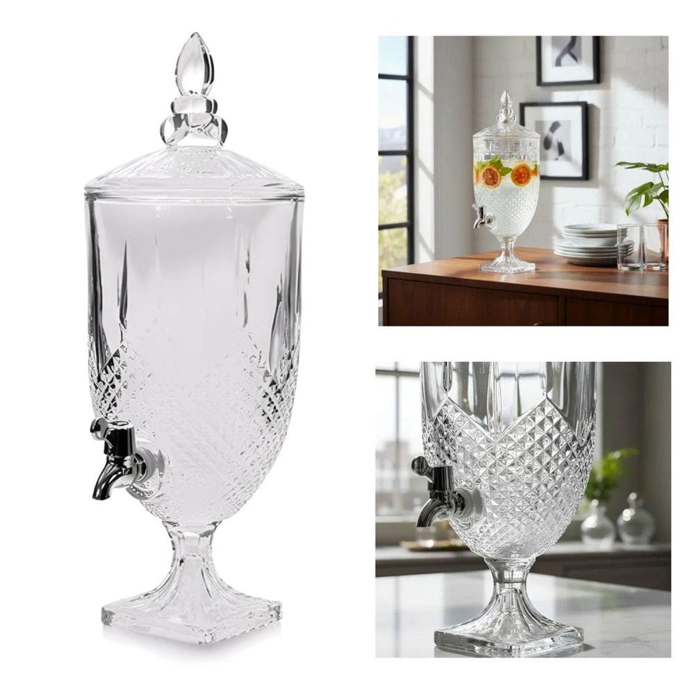 Suqueira De Vidro Transparente 5 Litros