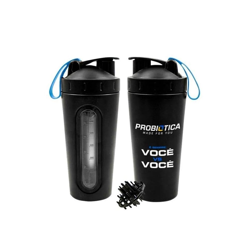 Coqueteleira Inox Preta - Padrão: Único