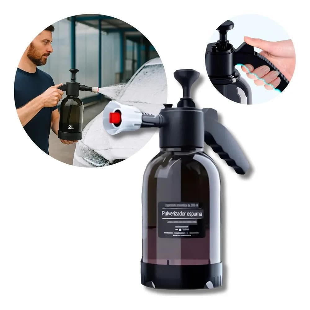 Pulverizador Manual De Alta Pressão Automotivo Borrifador 2L