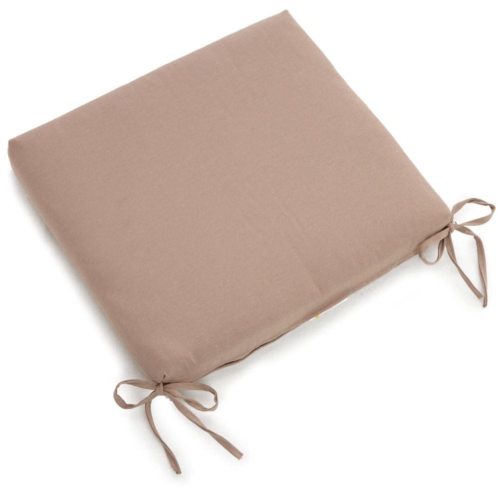 Almofada de cadeira Blazing Needles Twill 51x48 cm Toffee