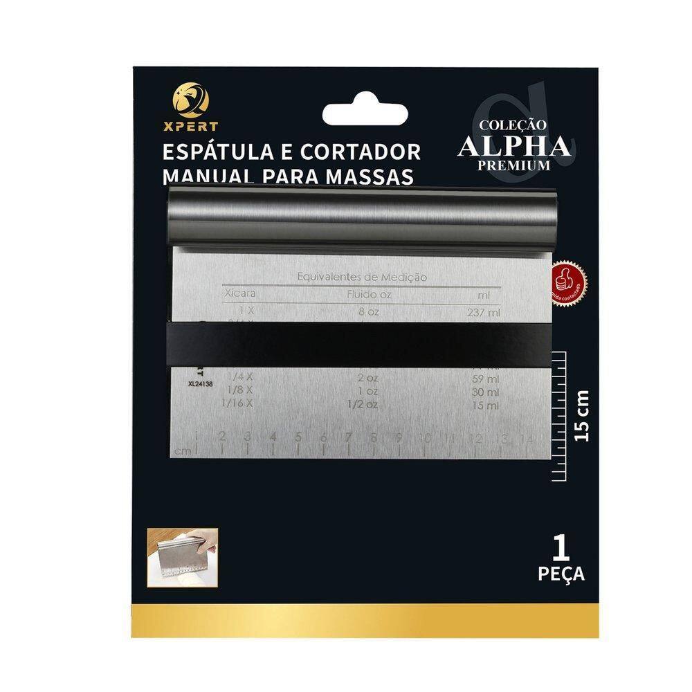 Espátula E Cortador Manual De Massa - Inox