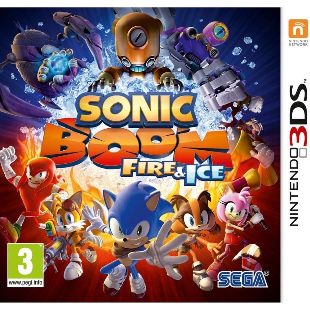 Jogo Mídia Física Sonic Boom Fire E Ice Para 3ds