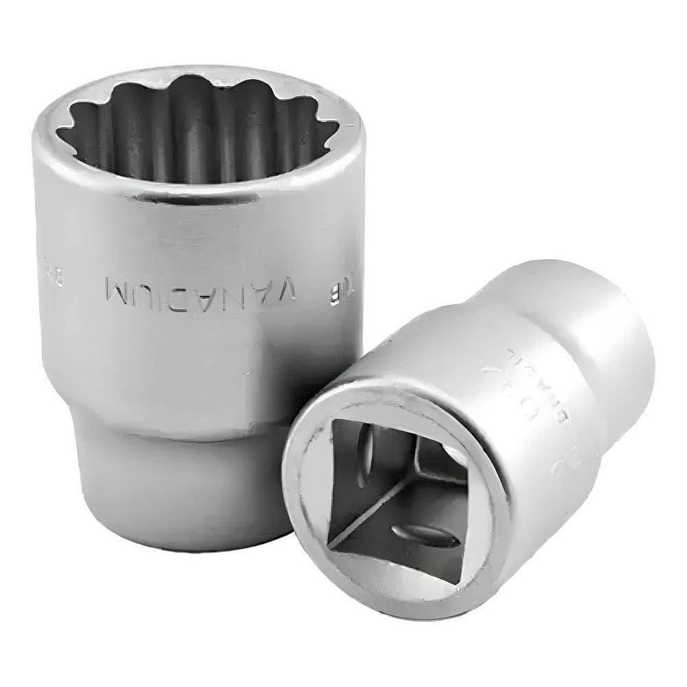 Soquete Pito Estriado Encaixe 3/4 - 28Mm Cromo Vanádio Noll