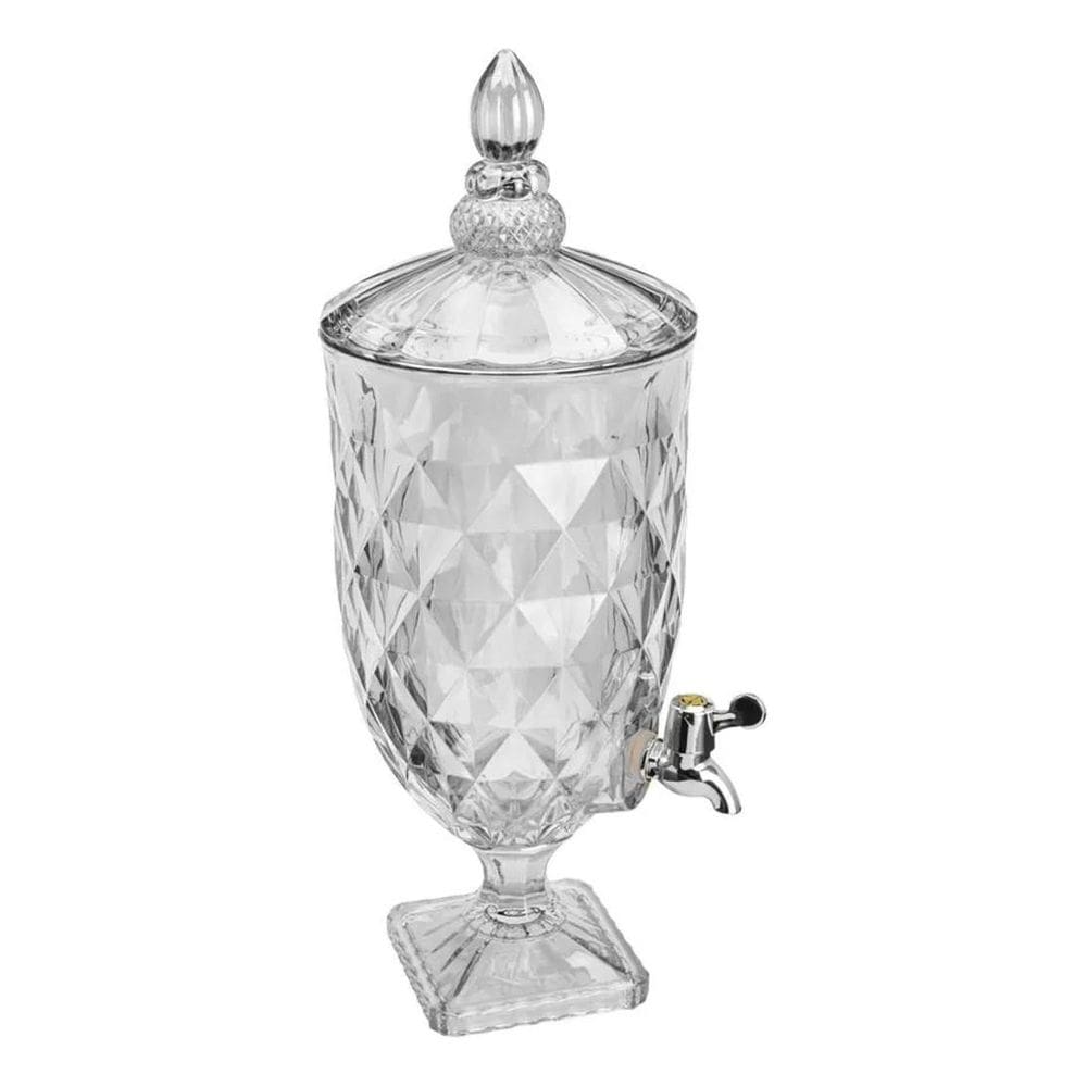 10X Suqueira De Vidro 5L Diamond Transparente 6775 Lyor