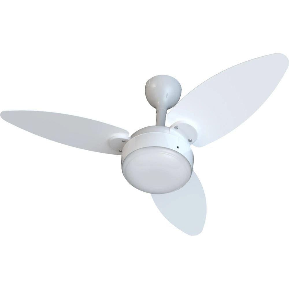 Ventilador De Teto Ventisol Elluz 3 Pás Branco Bivolt