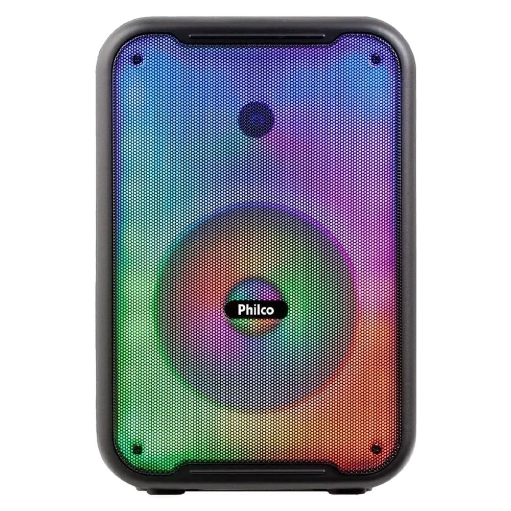 Caixa de Som Philco 250W FULL LED Bateria Bluetooth - 56603795