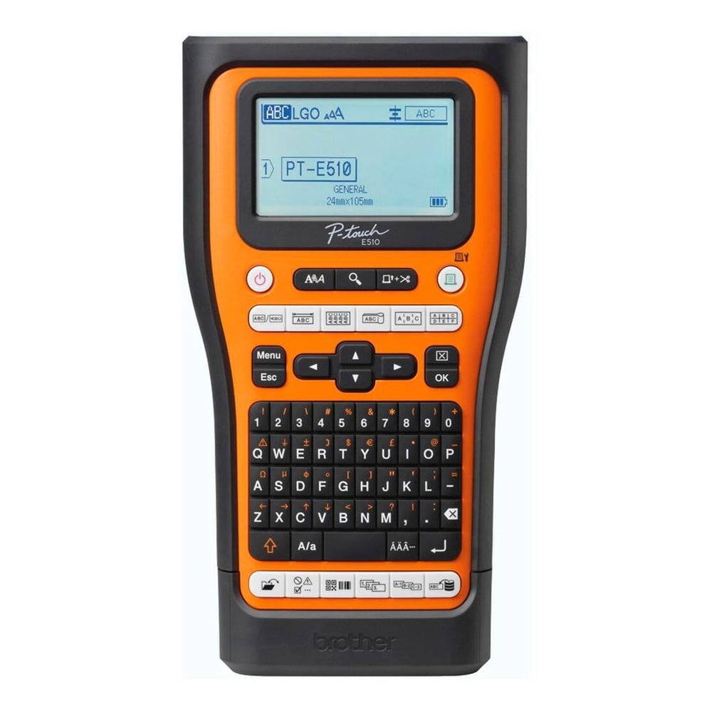 Rotulador Eletrônico Brother PORT P-TOUCH Laranja - PTE510VP