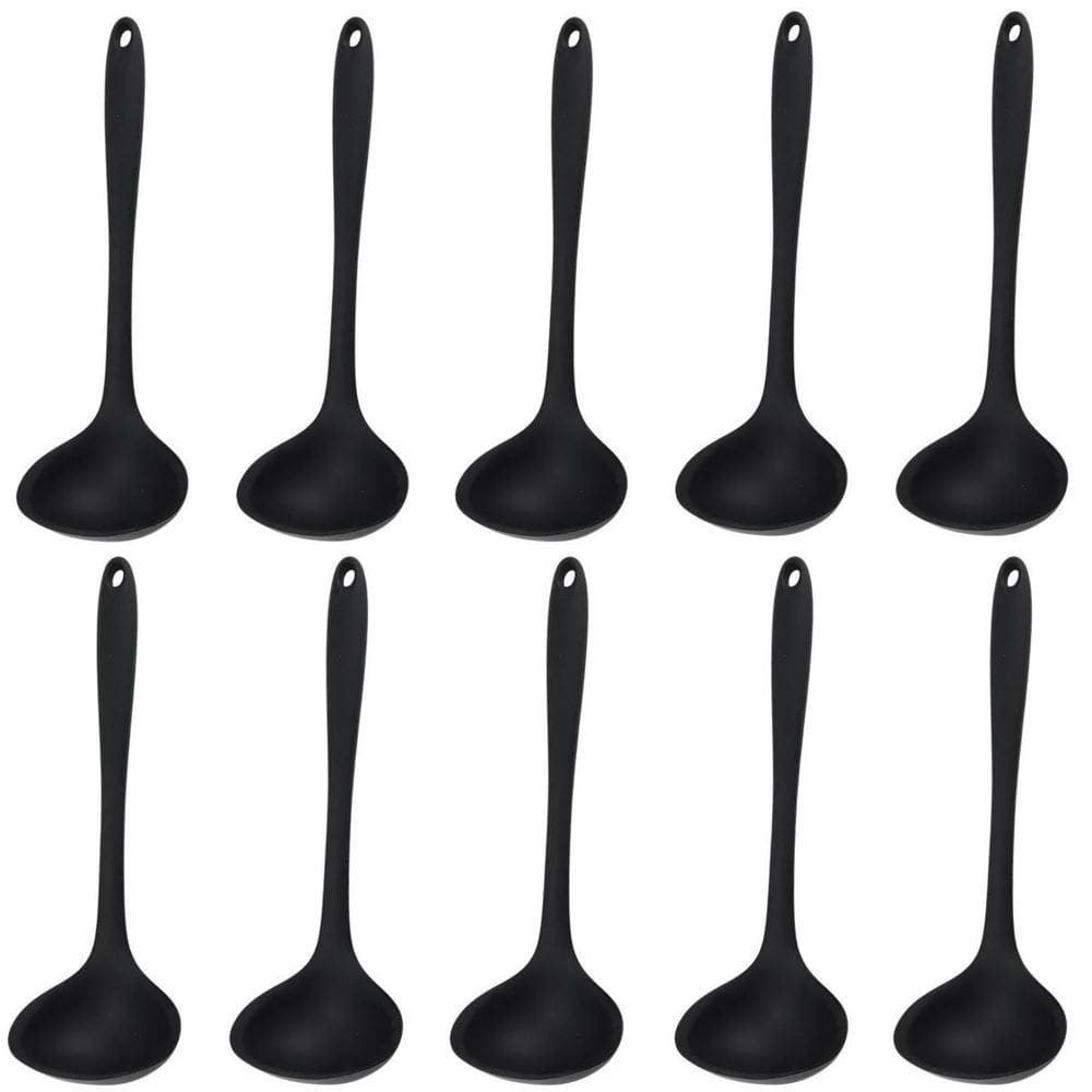 Concha De Silicone Preta Grande Kit 10 Un