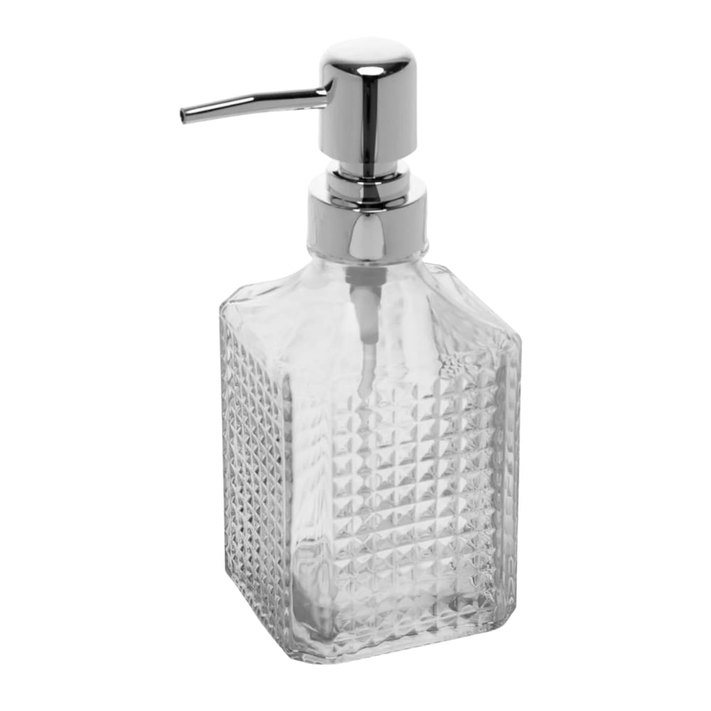 Porta Sabonete Líquido Quadrado Spike 370ml Wolff